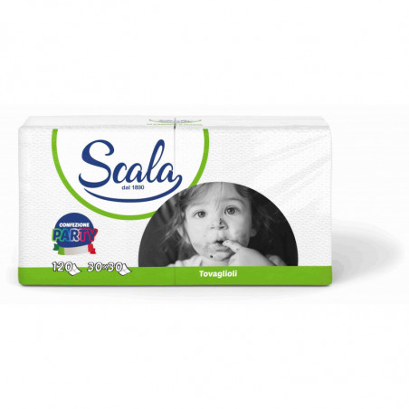 SCALA CARTA TOVAGLIOLI PARTY PACCO 120PZ