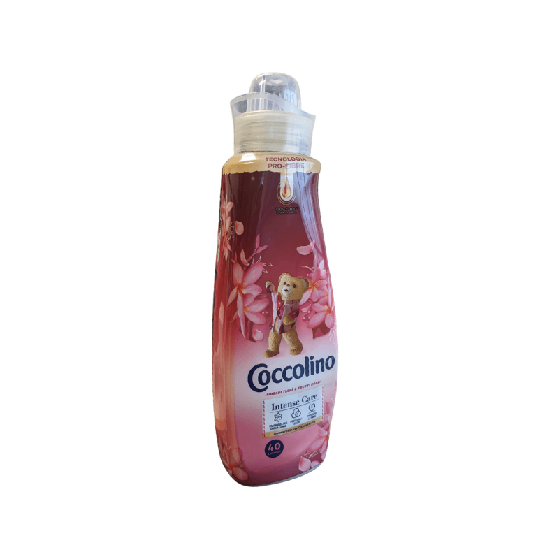 COCCOLINO AMMORBIDENTE CONCENTRATO INTENSE CARE AI FIORI DI TIARÈ E FRUTTI ROSSI 40 LAVAGGI 1 LT.