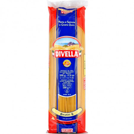DIVELLA BUCATINI Nº6 500 GR.