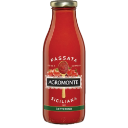 AGROMONTE PASSATA DI POMODORO SICILIANA DATTERINO DENSA E CORPOSA 520 GR.