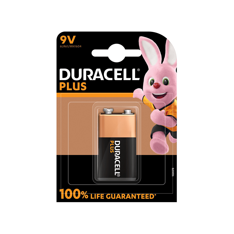 DURACELL PILE PLUS 100 9V