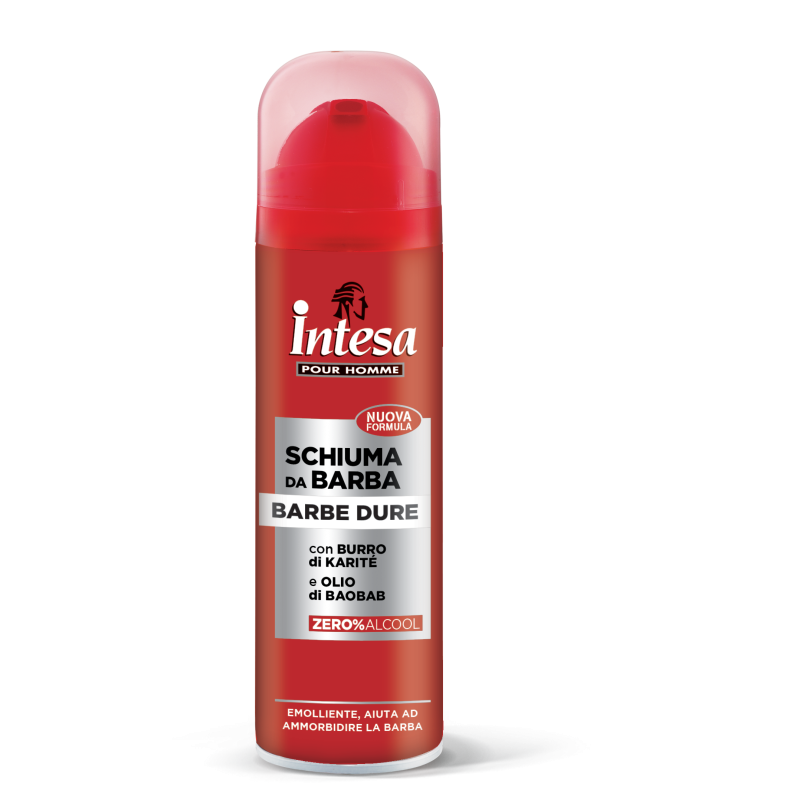 INTESA POUR HOMME SCHIUMA DA BARBA PER BARBE DURE 300 ML.