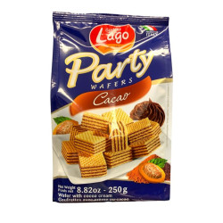 GASTONE LAGO PARTY WAFERS AL CACAO A QUADRETTI 250 GR.