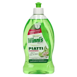 WINNI'S DETERSIVO PER PIATTI CONCENTRATO AL LIME E FIORI DI MELA 500 ML.