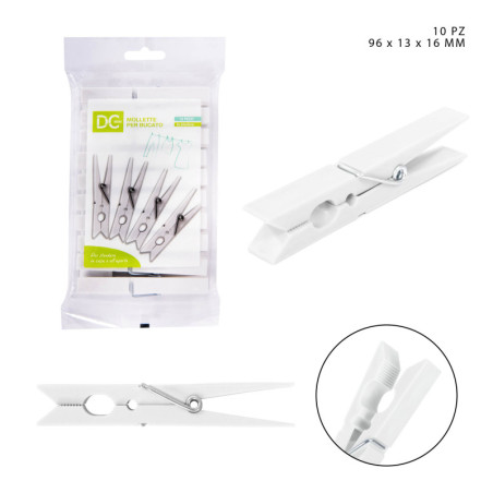 MOLLETTE PER IL BUCATO IN PLASTICA - 10PZ