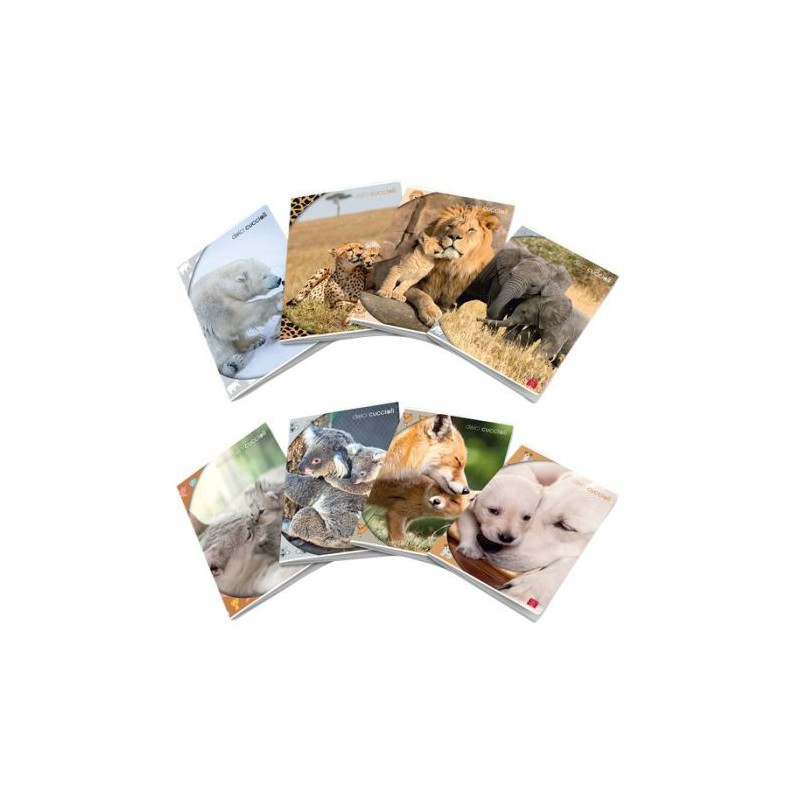 PIGNA DOLCI CUCCIOLI 1CM QUADERNONE A QUADRETTI 1CM SENZA MARGINI