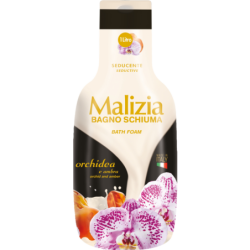 MALIZIA BAGNO SCHIUMA SEDUCENTE ORCHIDEA & AMBRA 1 LT.