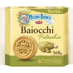 MULINO BIANCO BAIOCCHI BISCOTTI AL PISTACCHIO 168 GR.