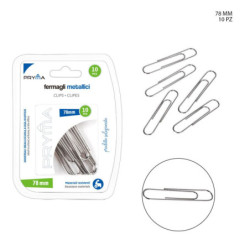 GRAFFETTE IN METALLO 78MM - CONFEZIONE DA 10