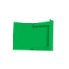 CARTELLINA A 3 LEMBI CON ELASTICO 26X35CM - VERDE