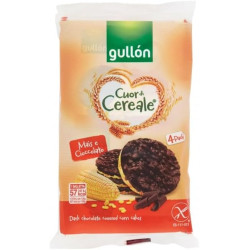 GULLÓN GALLETTE DI MAIS RICOPERTE DI CIOCCOLATO FONDENTE - 4 PACCHETTI