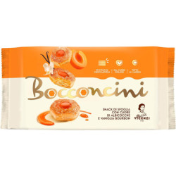 MATILDE VICENZI BOCCONCINI DI PASTA SFOGLIA ALLE ALBICOCCHE E VANIGLIA BOURBON 90 GR.