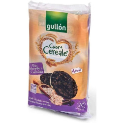 GULLÓN GALLETTE DI RISO INTEGRALE RICOPERTE DI CIOCCOLATO - 4 PACCHETTI