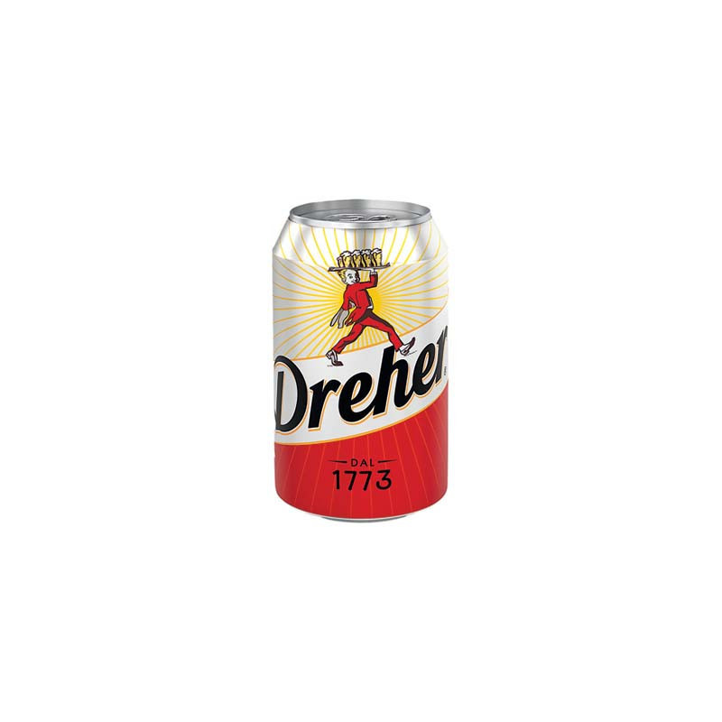 BIRRA DREHER IN LATTINA VOL. 4,7° 33 CL.