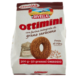 DIVELLA OTTIMINI BISCOTTI AL GRANO SARACENO 300 GR. + 50 GR. IN OMAGGIO