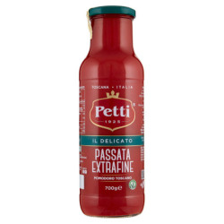 PETTI PASSATA EXTRAFINE DI POMODORO TOSCANO 700 GR.