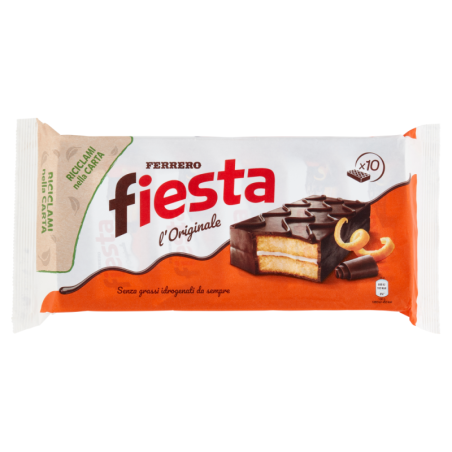 FERRERO FIESTA L'ORIGINALE MERENDA 10x36 GR.- CONFEZIONE DA 10 PEZZI