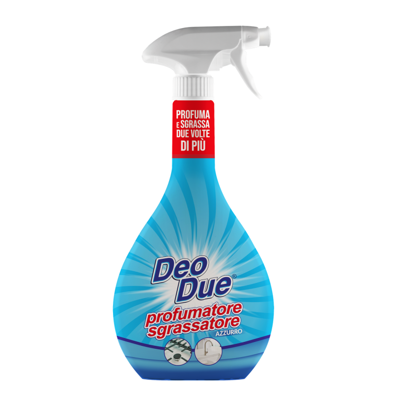 DEO DUE PROFUMATORE SGRASSATORE AZZURRO 600 ML.