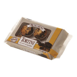 BENIAMINO TORTINI CON GOCCE DI CIOCCOLATO CONFEZIONE DA 6 PEZZI 200 GR.