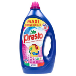 BIO PRESTO COLOR DETERSIVO PER IL BUCATO 50 LAVAGGI 2.25 LT.