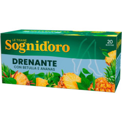 SOGNI D'ORO TISANA DRENANTE CON BETULLA E ANANAS 20 BUSTINE