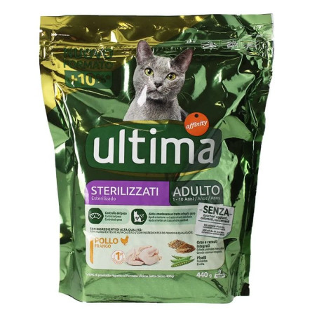 ULTIMA CROCCHETTE PER GATTI STERILIZZATI ADULTI CON POLLO 440 GR.