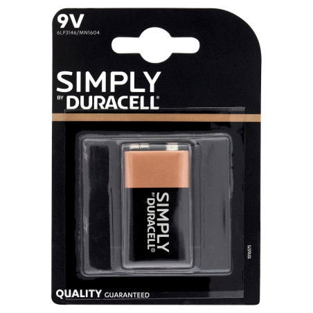 DURACELL PILE SIMPLY 9V