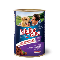 MIGLIOR CANE BOCCONI CON SELVAGGINA WELLNESS SYSTEM 405 GR.