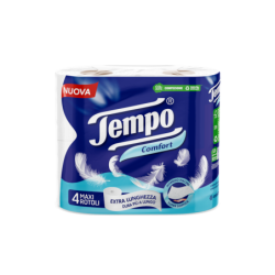 TEMPO COMFORT CARTA IGIENICA 4 MAXI ROTOLI