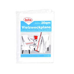 TELO PROTETTIVO TRASPARENTE 4x5 MT. 20 MQ.