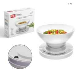 BILANCIA ANALOGICA DA CUCINA MAX 2KG - BIANCA
