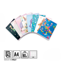 PIGNA BIMBA 0A QUADERNONE A RIGHE CON MARGINI