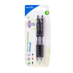 PENNA GEL TRIPLE 0.7MM 2PZ NERO