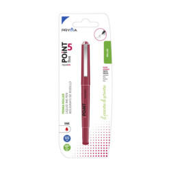 PENNA ROLLER POINT 5 0.5MM ROSSO