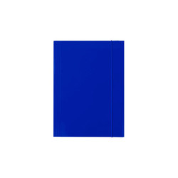 CARTELLINA 3 LEMBI CON ELASTICO 26x35CM BLU
