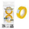 NASTRO ADESIVO TRASPARENTE GIALLO 12MMx33M+2M OMAGGIO 2PZ