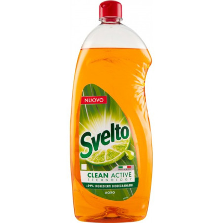 SVELTO DETERSIVO PER PIATTI ALL'ACETO 930 ML.