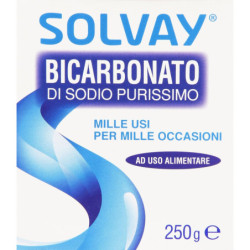 SOLVAY BICARBONATO DI SODIO PURISSIMO 250 GR.