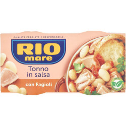 RIO MARE CON GUSTO FAGIOLI E TONNO 2x160 GR.