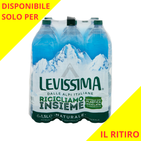 LEVISSIMA ACQUA NATURALE 6x1.5 LT