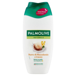 PALMOLIVE NATURALS BAGNOSCHIUMA CON BURRO IDRATANTE DI MACADAMIA E CACAO 220 ML.