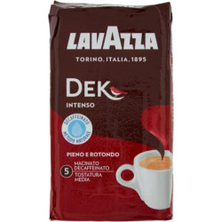 LAVAZZA CAFFE' MACINATO DECAFFEINATO INTENSO 250 GR.