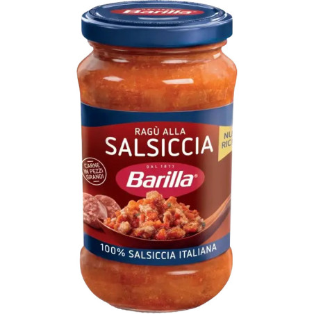 BARILLA SUGO RAGU' ALLA SALSICCIA 100% ITALIANA 300 GR.