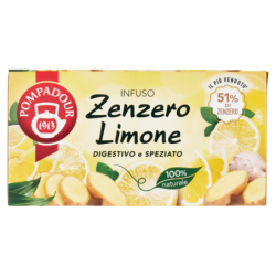 POMPADOUR INFUSO ZENZERO E LIMONE DIGESTIVO & SPEZIATO - 20 BUSTINE
