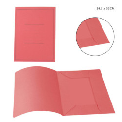 PIGNA CARTELLINA ECO A 3 LEMBI 24.5x33 CM ROSSA