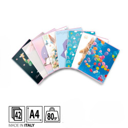 PIGNA BIMBA 0Q QUADERNONE A QUADRETTI 5 MM CON MARGINI