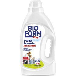 BIOFORM PLUS OLIO ESSENZIALE DI BERGAMOTTO DETERSIVO LAVATRICE IGIENIZZANTE 36 LAVAGGI 1,625 LT.