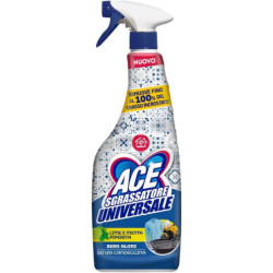 ACE SPRAY SGRASSATORE UNIVERSALE SPRAY AL PROFUMO DI LIME E MENTA PIPERITA 600 ML.