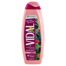 VIDAL BAGNODOCCIA RINVIGORENTE ALLA MORA E MUSCHIO 500 ML.