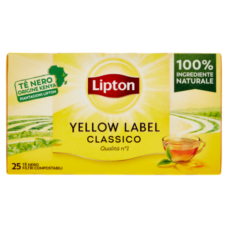 LIPTON TE' CLASSICO YELLOW LABEL - 25 FILTRI